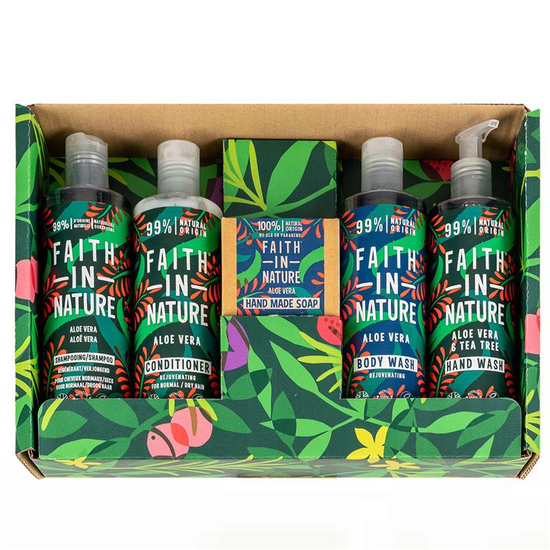 Set Ritual de Ingrijire cu Aloe Vera 5 piese Faith In Nature