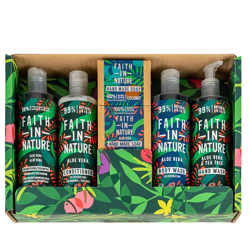 Set Ritual de Ingrijire cu Aloe Vera 6 piese Faith In Nature