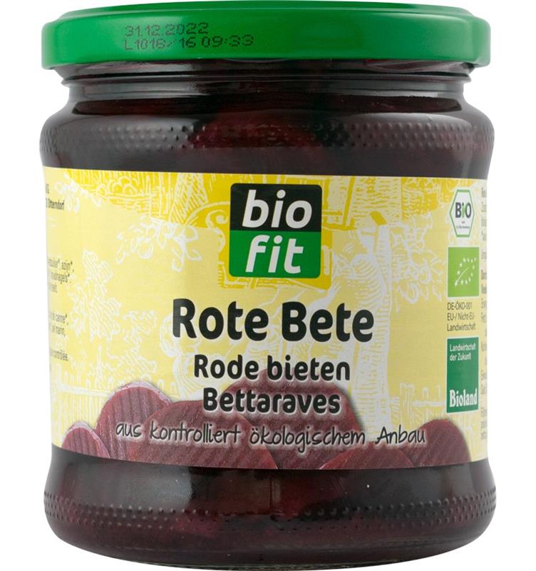 Sfecla Rosie Bio 330/220gr Bio Fit