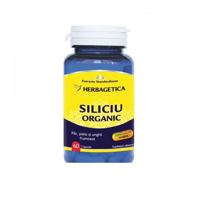 Siliciu Organic Herbagetica 60cps