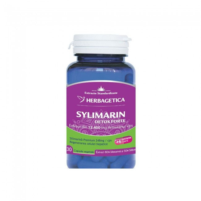Silymarin 80/50 Detox Forte 30cps Herbagetica