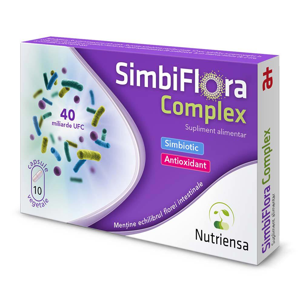 SimbiFlora Complex 10 capsule vegetale Antibiotice