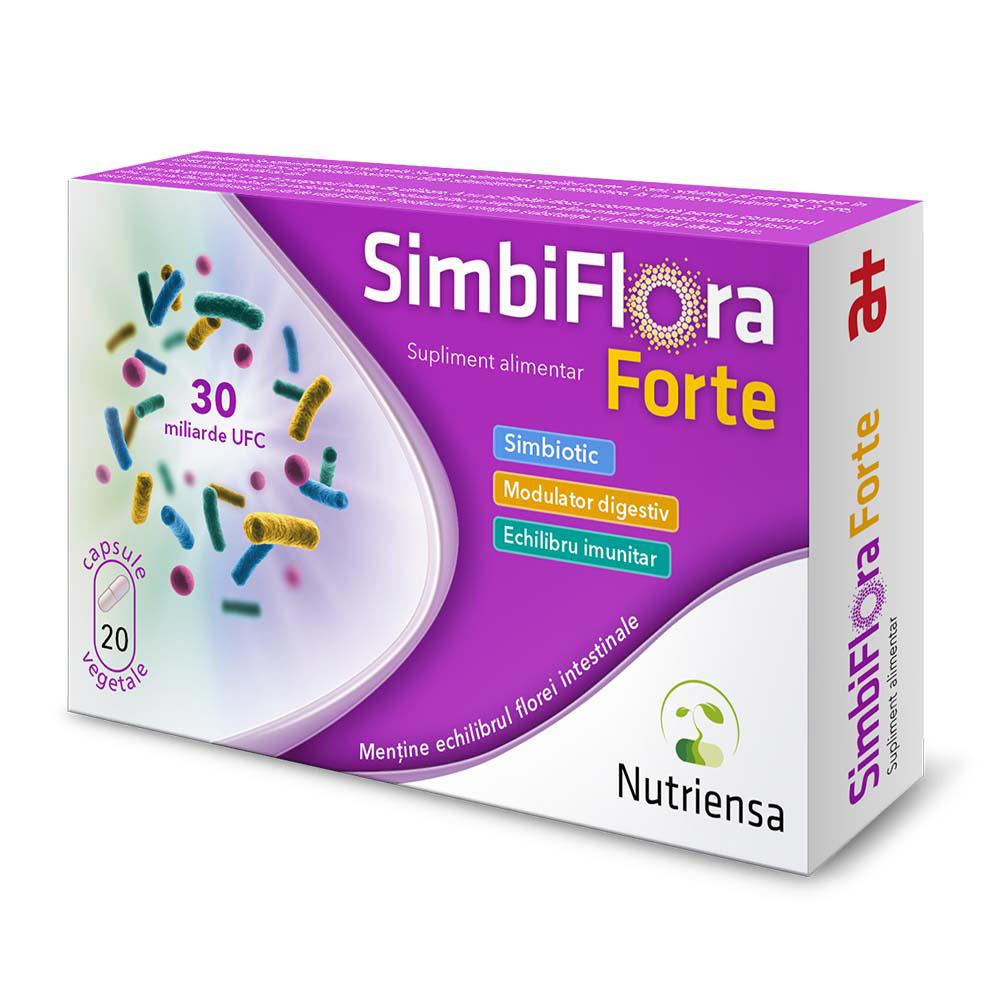 SimbiFlora Forte 20 capsule vegetale Antibiotice