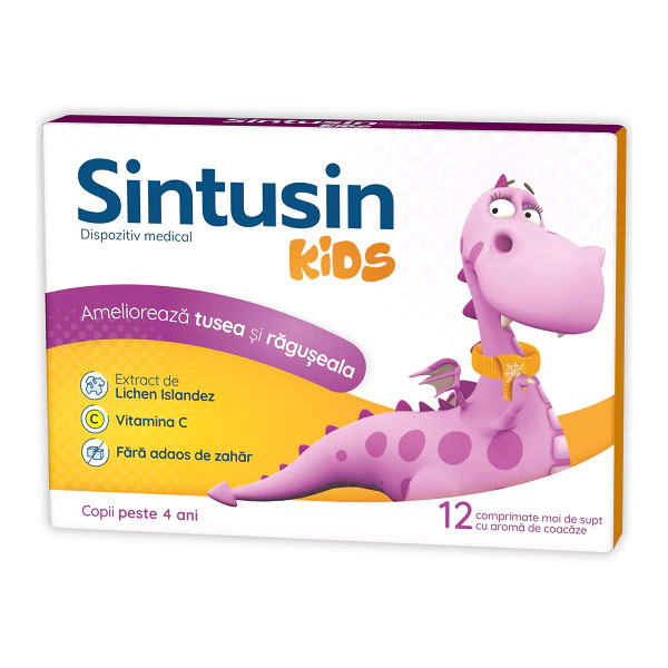 Sintusin Kids 12 comprimate de supt Zdrovit