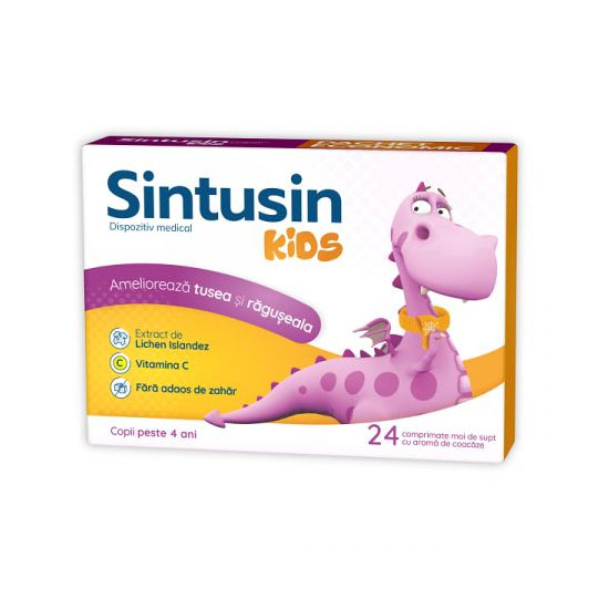 Sintusin Kids 24 comprimate de supt Zdrovit