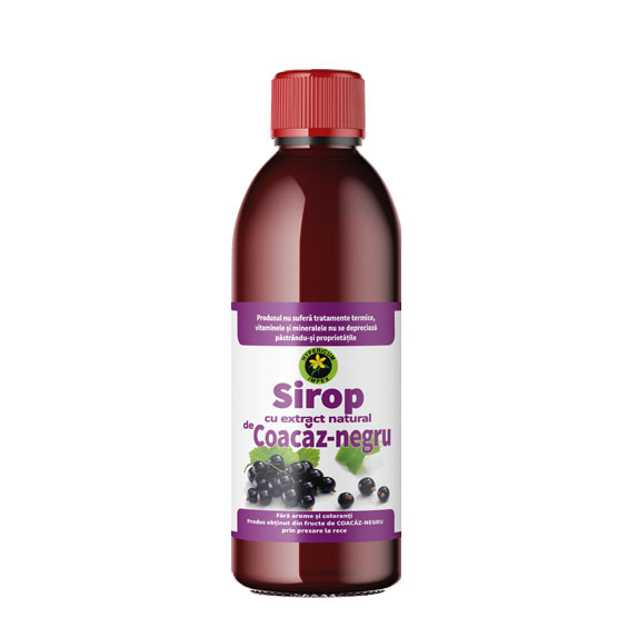 Sirop Coacaz Negru cu Zahar 500 mililitri Hypericum