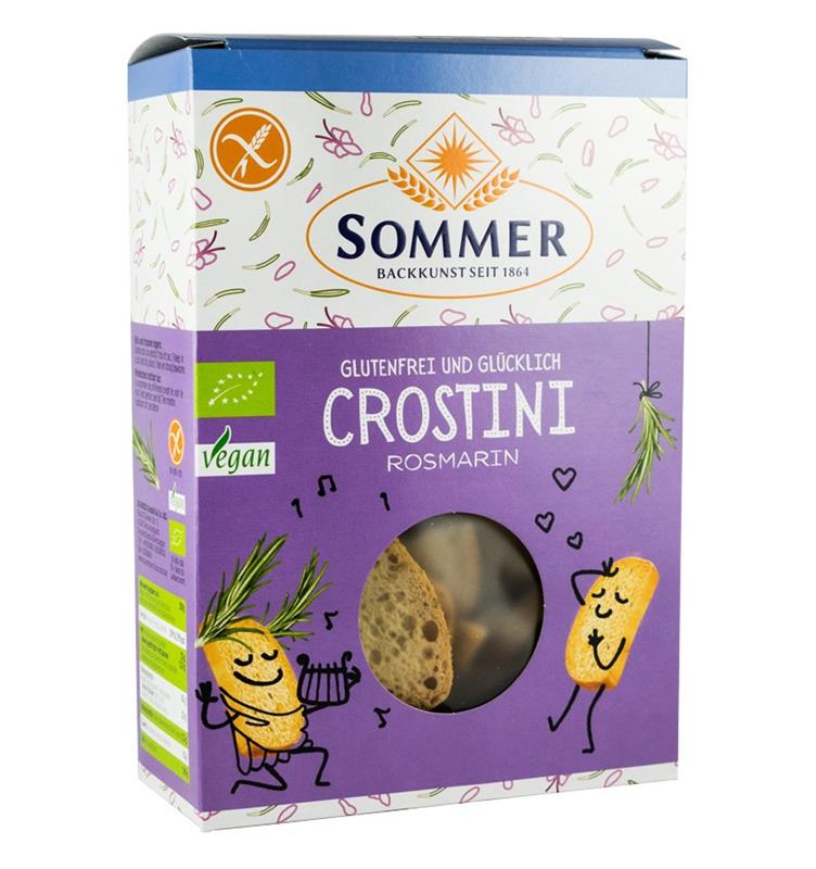 Snacksuri Crostini cu Rozmarin Bio Fara Gluten 100gr Sommer