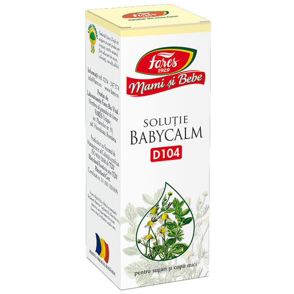 Solutie Mami si Bebe BabyCalm 30ml Fares