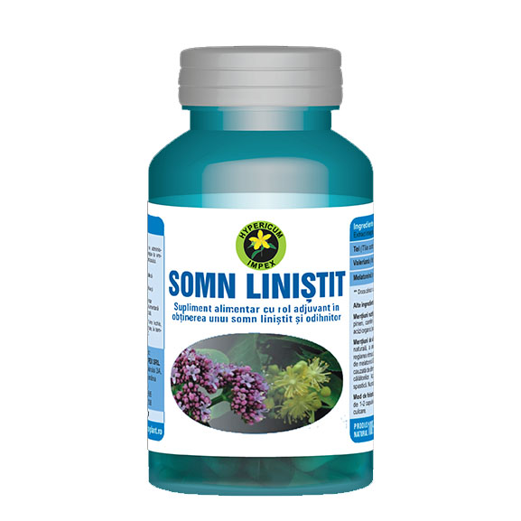 Somn Linistit 60 capsule Hypericum