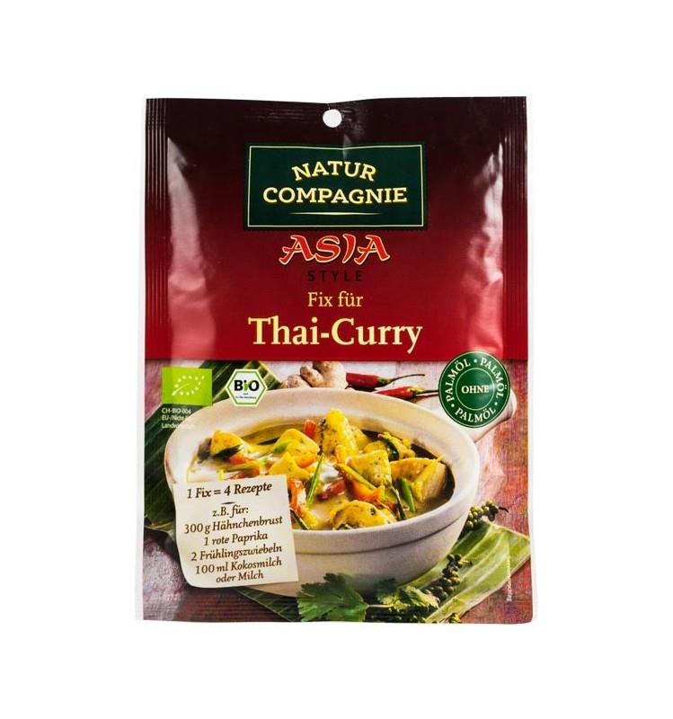 Sos Bio Thailandez cu Curry Natur Compagnie 35gr