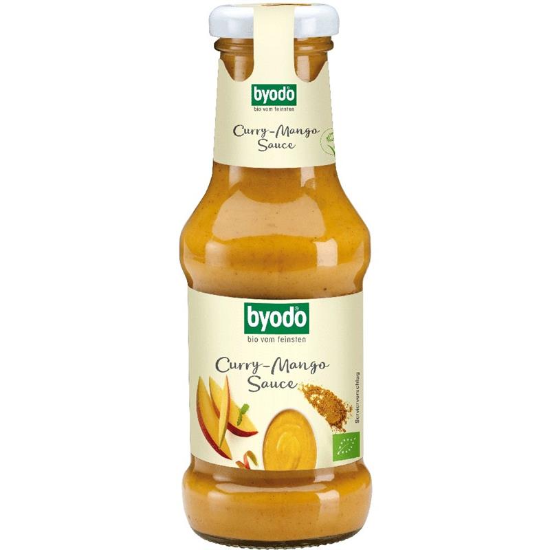 Sos Curry cu Mango Fara Gluten Bio 250 mililitri Byodo