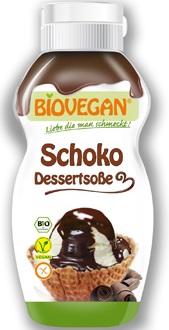 Sos de Ciocolata Bio pentru Desert Fara Gluten Biovegan Rapunzel 250gr