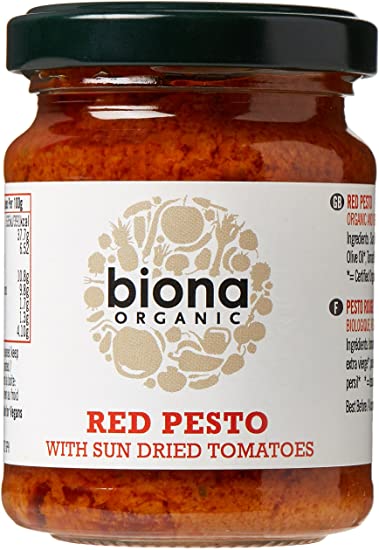 Sos Pesto Rosu Bio 120 grame Biona