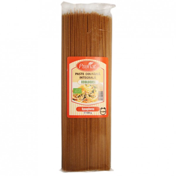 Spaghete Bio din Faina Integrala Pronat 500gr