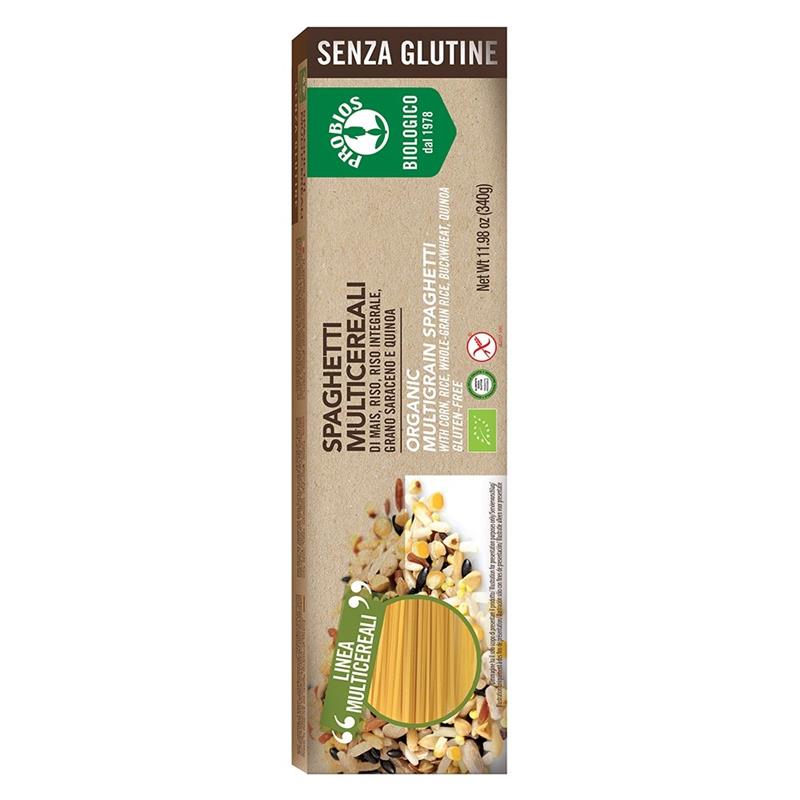 Spaghetti Multicereale Fara Gluten Bio 340gr Probios