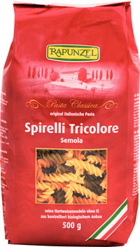 Spirelli Bio Tricolore Semola Rapunzel 500gr