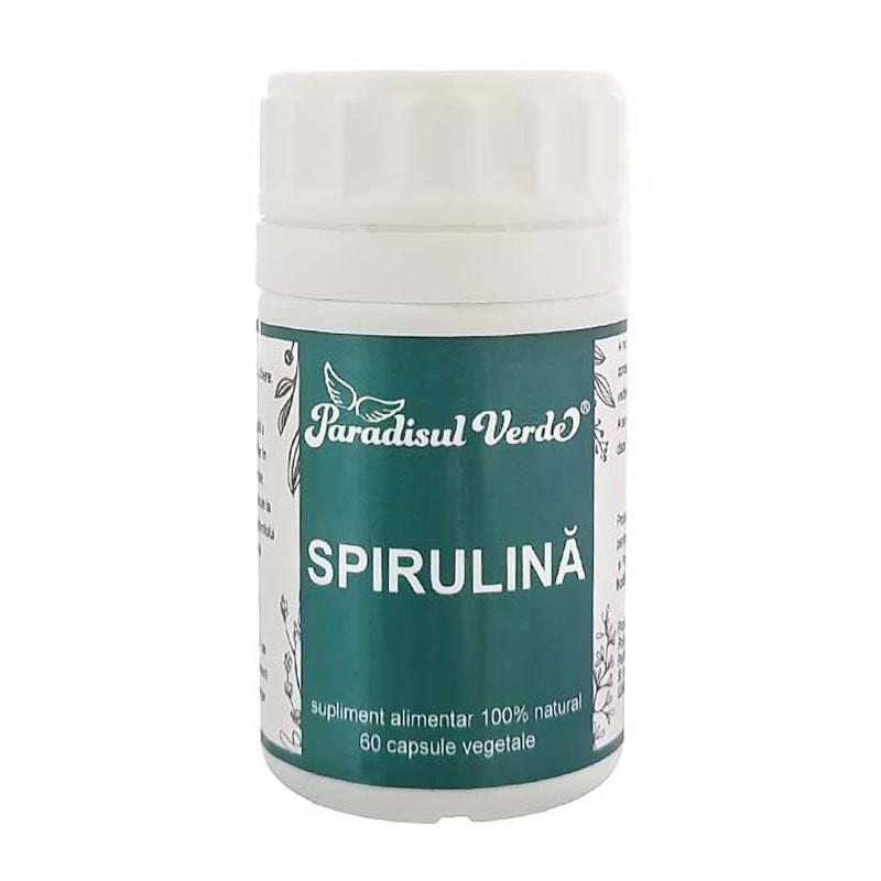 Spirulina 420mg 60cps Paradisul Verde