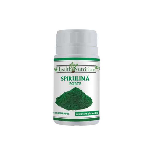 Spirulina Forte 500 miligrame 60 capsule Health Nutrition