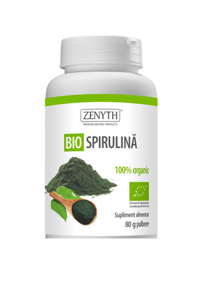 Spirulina Pulbere Bio Zenyth 80gr