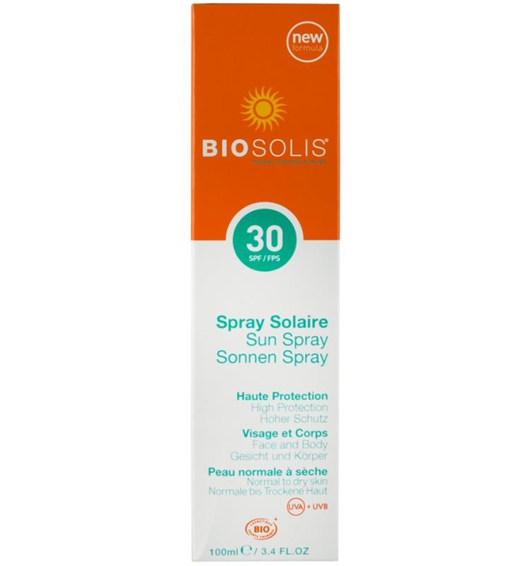 Spray de Soare cu Protectie Solara SPF 30+ 100 mililitri BioSolis
