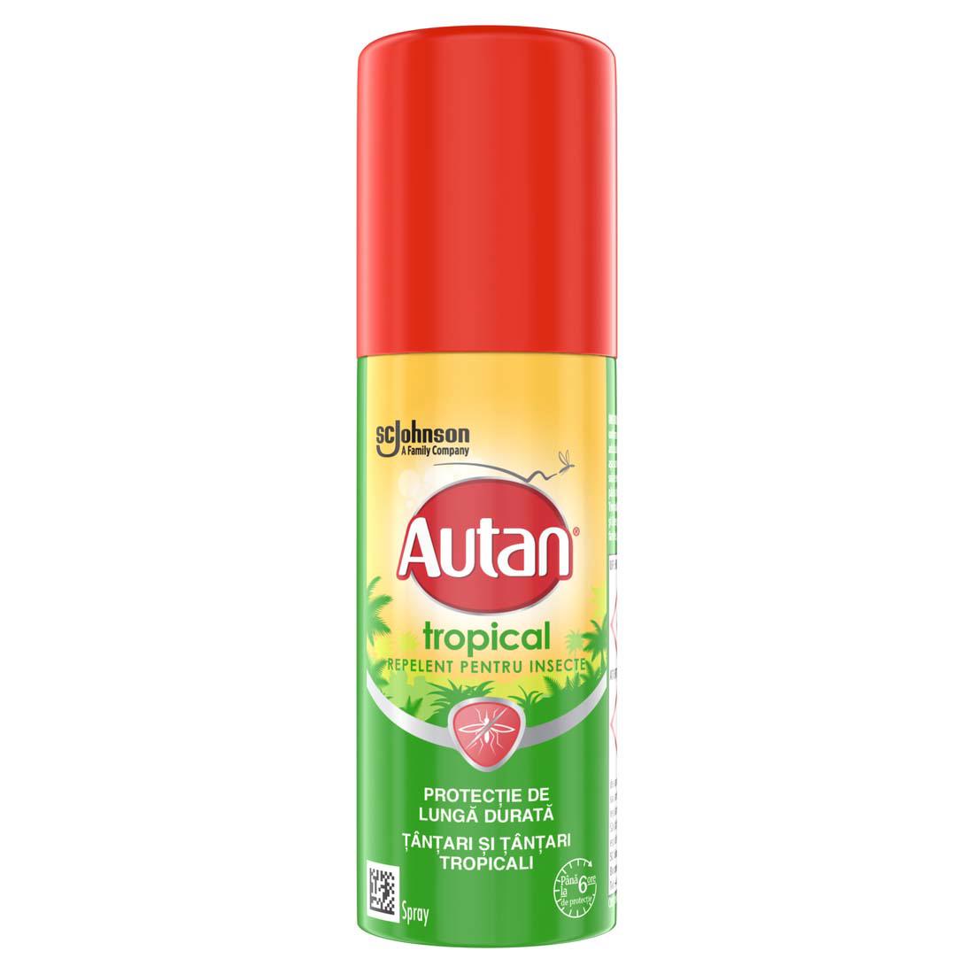 Spray Impotriva Tantarilor Tropical Mini 50 mililitri Autan