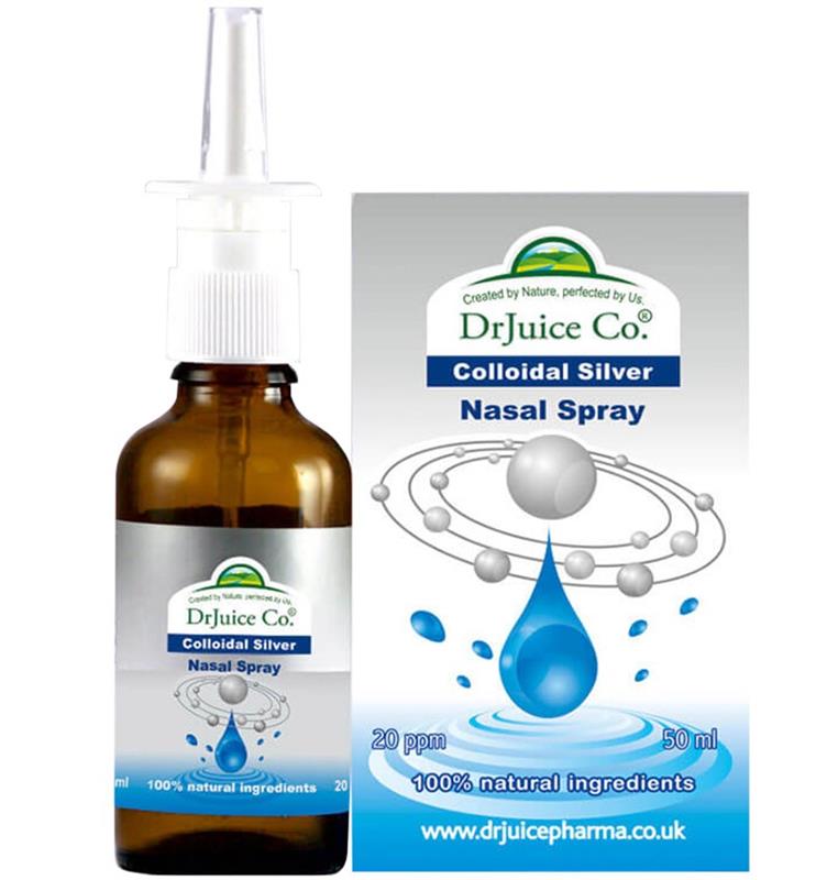 Spray Nazal cu Argint Coloidal 50ml DrJuice