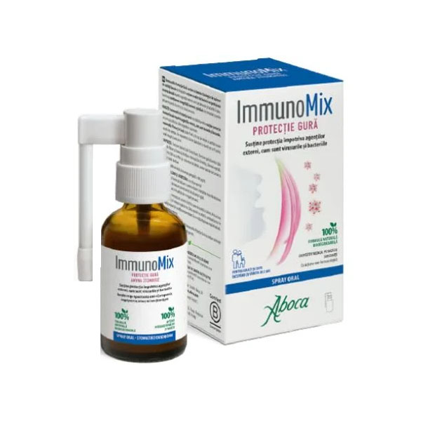 Spray Protectie Gura ImmunoMix 30 mililitri Aboca
