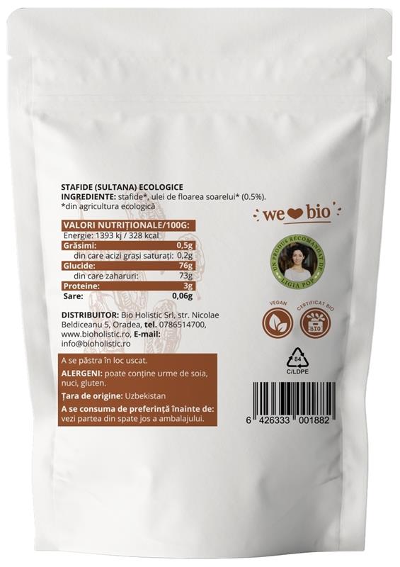 Stafide Bio 250 grame Obio