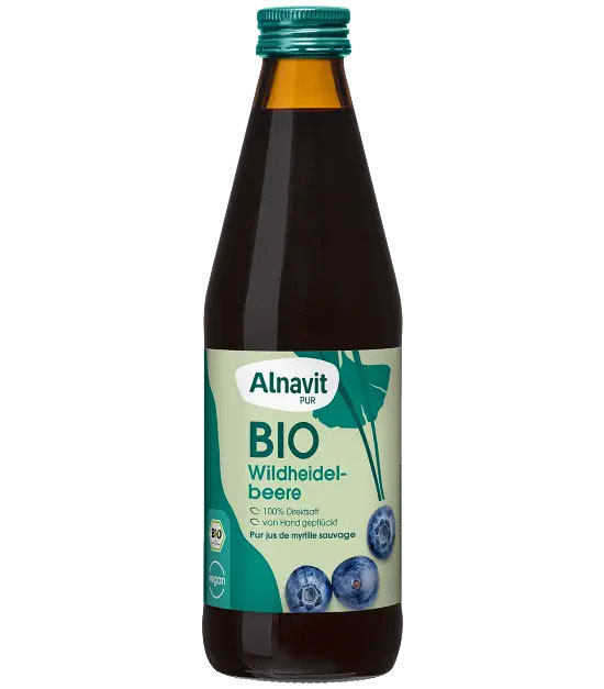 Suc de Afine de Padure Bio 330 mililitri Alnavit
