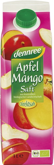Suc de Mere cu Mango Bio 1L Dennree
