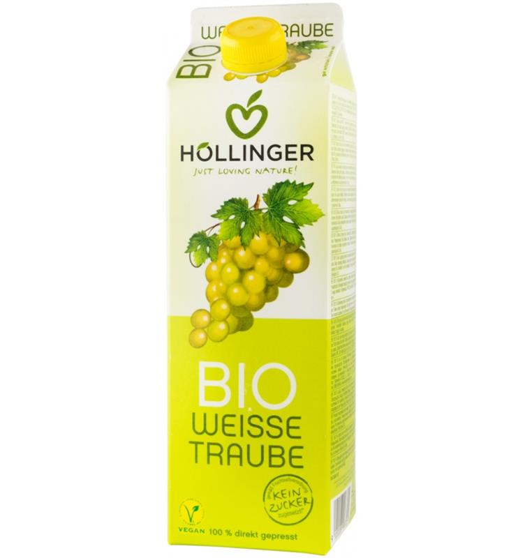 Suc de Struguri Albi Bio 1 litru Hollinger