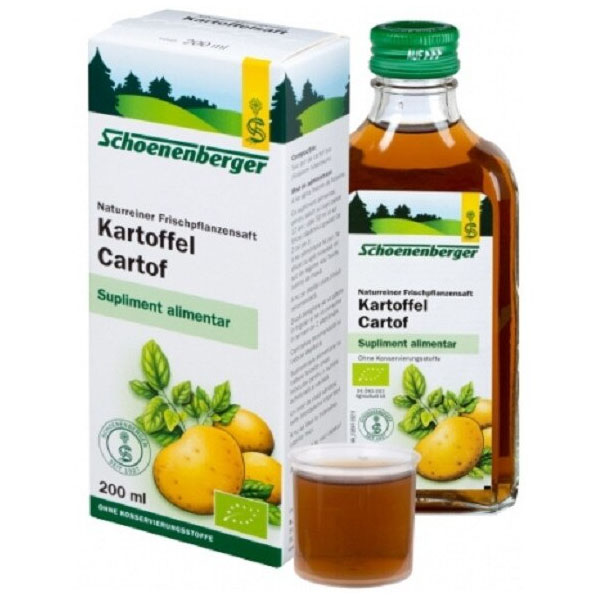 Suc Pur de Cartof Bio Schoenenberger 200ml