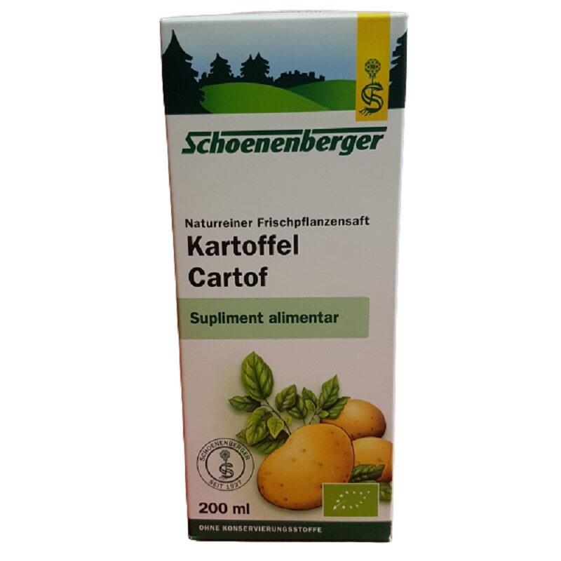 Suc Pur de Cartof Bio Schoenenberger 200ml