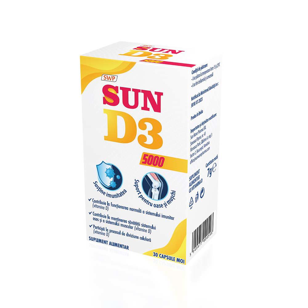 Sun D3 5000 UI 30 capsule Sun Wave Pharma