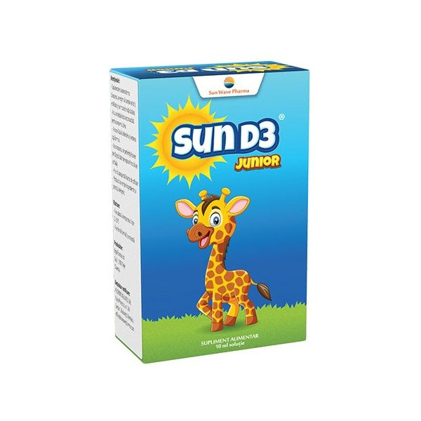 Sun D3 Junior Picaturi 10 mililitri Sun Wave Pharma