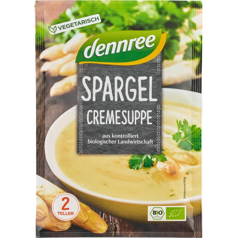Supa Crema de Sparanghel Bio 45 grame Dennree