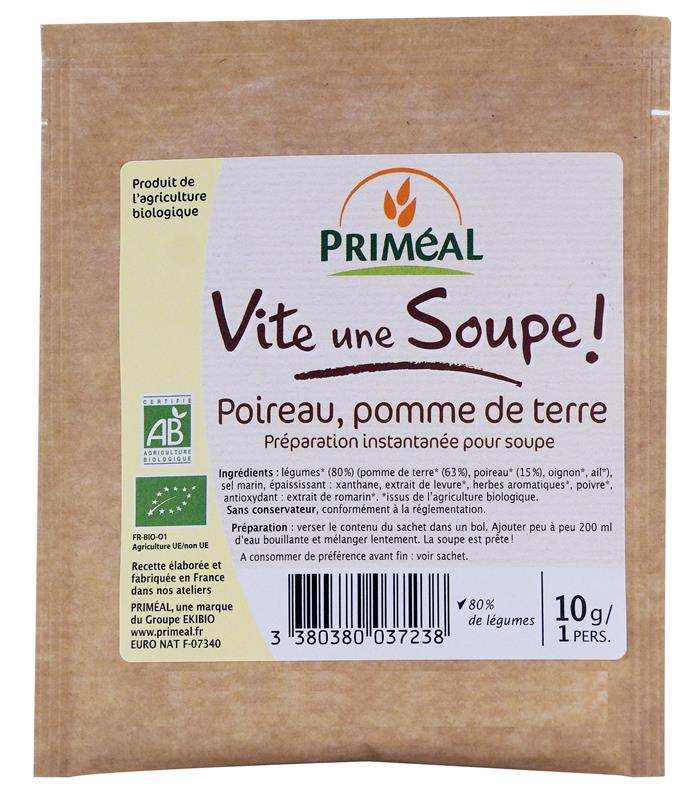 Supa Instant de Praz cu Cartofi Bio Primeal 10gr