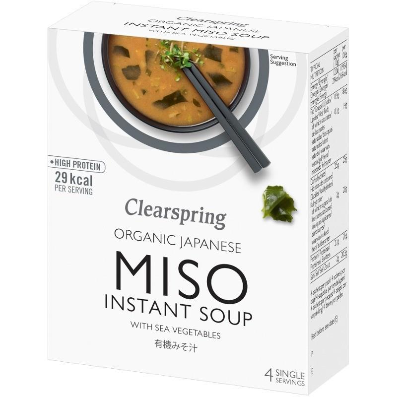 Supa Instant Miso cu Alge Eco 40gr Clearspring