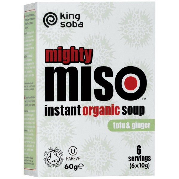 Supa Miso Instant cu Tofu si Ghimbir Bio 60gr King
