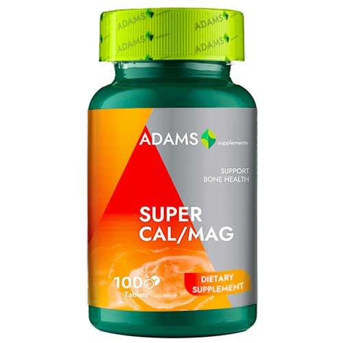 Super Calciu Magneziu Adams Vision 100tbl