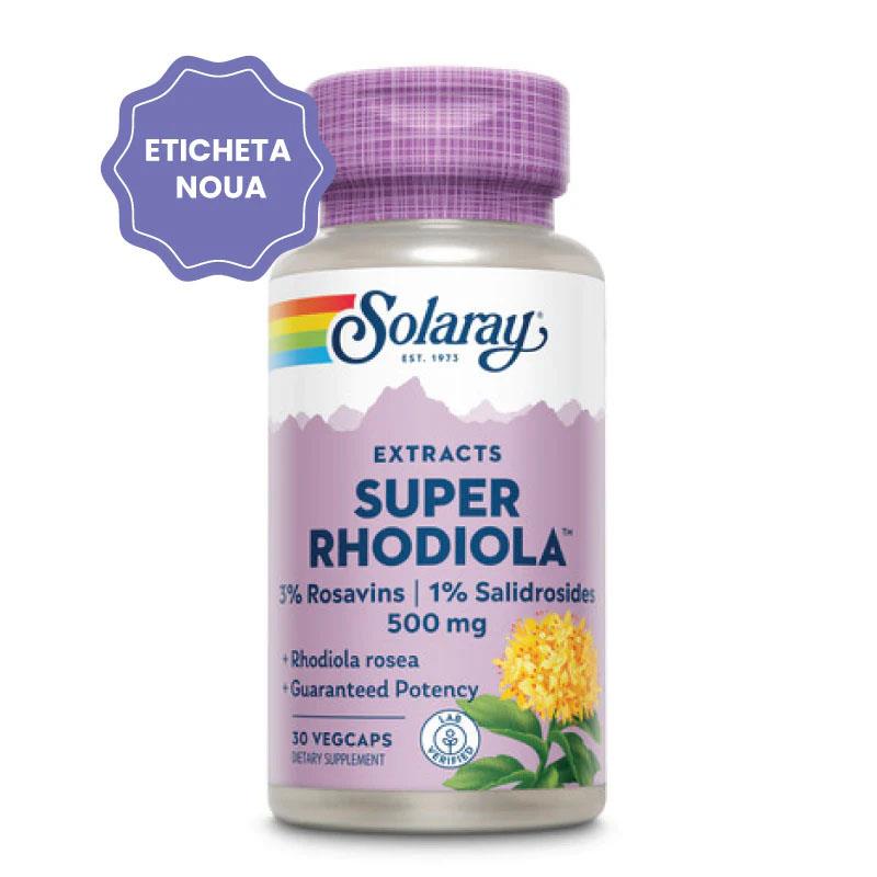 Super Rhodiola Solaray Secom 30cps