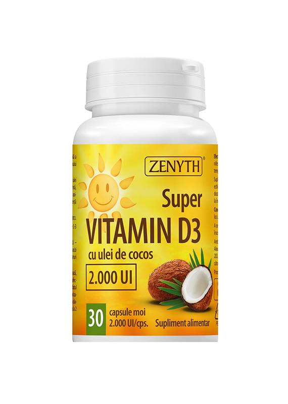 Super Vitamin D3 2000UI Zenyth 30cps
