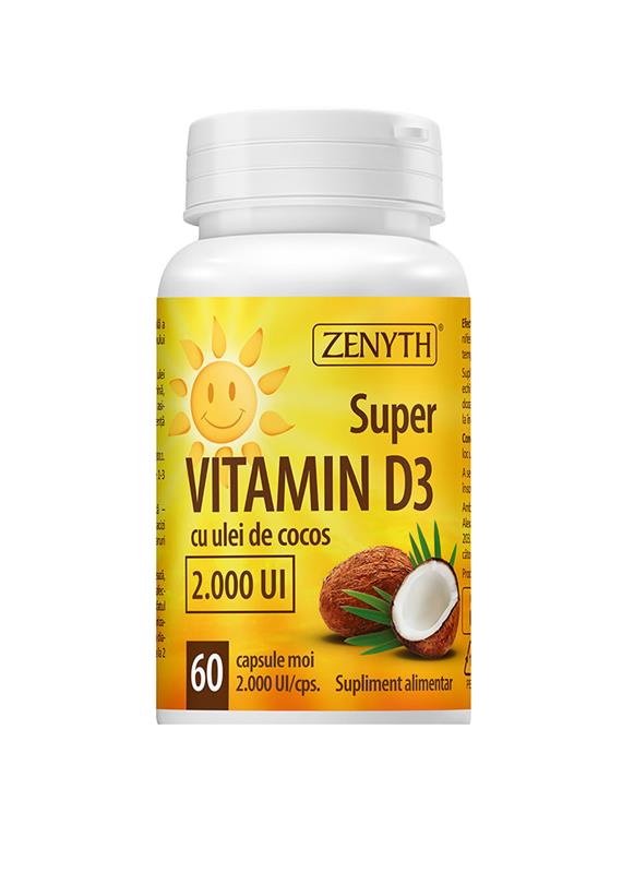 Super Vitamin D3 2000UI Zenyth 60cps