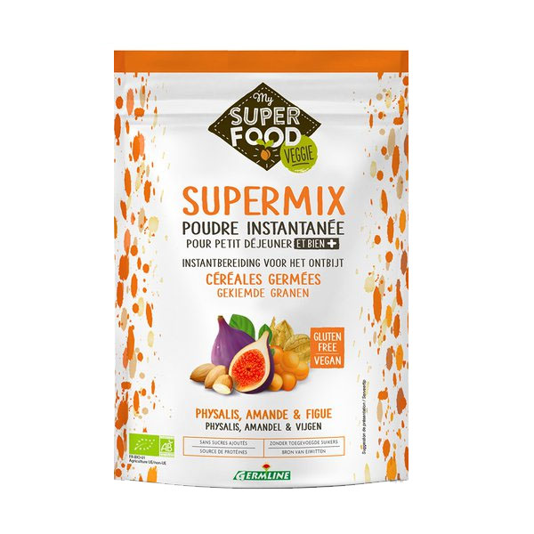 Supermix pentru Micul Dejun cu Incan Berry, Migdale si Smochine Bio 350gr Germline