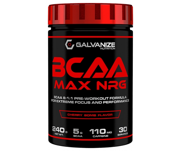 Supliment Alimentar BCAA Max NRG Cirese 240 grame Galvanize Nutrition