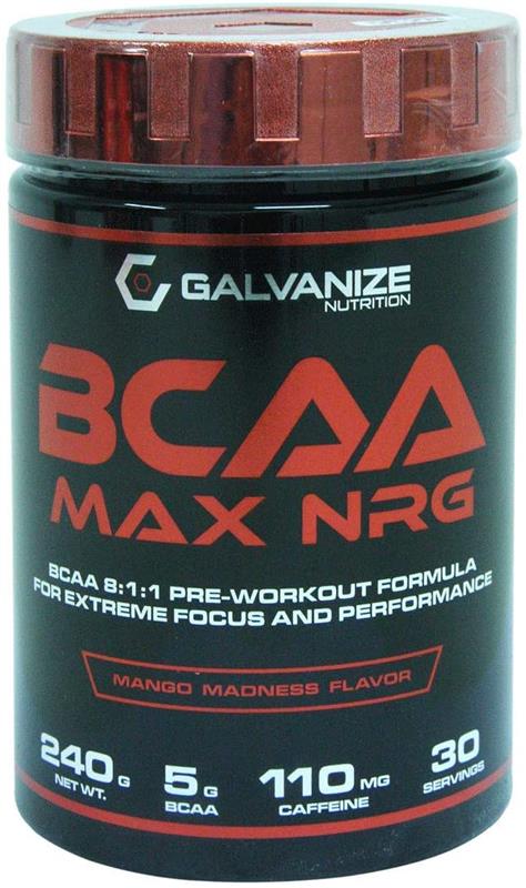 Supliment Alimentar BCAA Max NRG Mango 240 grame Galvanize Nutrition