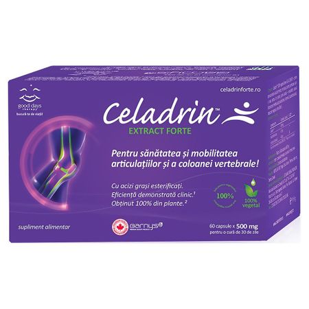 Supliment alimentar Celadrin Extract Forte Good Days Therapy 60 capsule