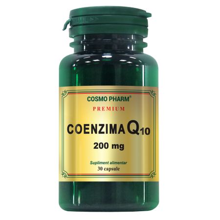 Supliment Alimentar Coenzima Q10 200mg 30cps. Cosmo Pharm