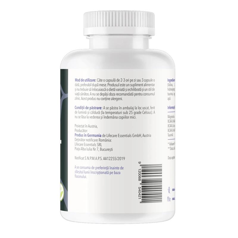 Supliment Alimentar cu Aminoacizi Esentiali Platinum Aminovital 90 capsule B!tonic