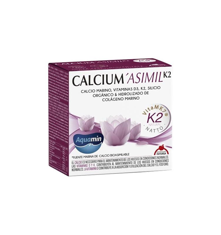 Supliment Alimentar cu Calciu Marin Calcium Asimil K2 30 pliculete Dieteticos Intersa